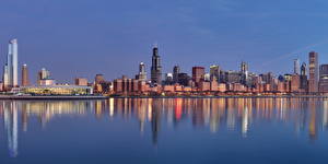 Фотография США Чикаго город Chicago