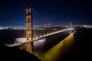 Фотография США Сан-Франциско Калифорния мост золотые ворота
