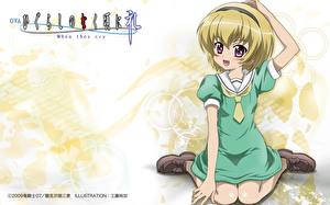 Обои Когда плачут цикады Аниме Девушки