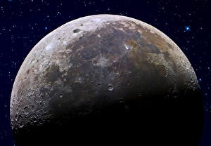 Картинка Спутник Луна Космос
