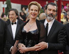Обои Антонио Бандерас Antonio Banderas, Melanie Griffith Знаменитости