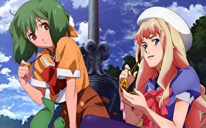 Обои Макросс Фронтир Девушки