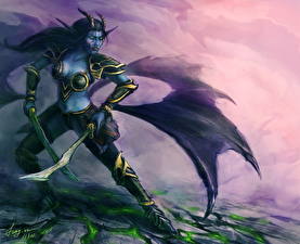Фото WoW Defense of the Ancients Фэнтези Девушки