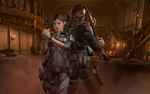 Картинки Resident Evil Игры Девушки