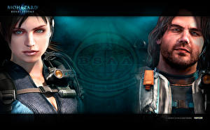 Обои Resident Evil компьютерная игра Девушки