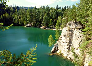 Фотографии Озеро Чехия Piskovna  Природа