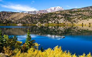 Фотография Озеро Штаты Калифорнии June Природа