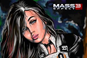 Фотография Mass Effect Mass Effect 3 Игры Девушки