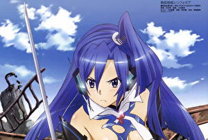 Картинки Senki Zesshou Symphogear Девушки