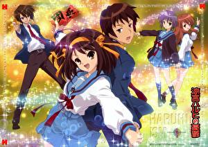 Фото The Melancholy of Haruhi Suzumiya Парень Девушки
