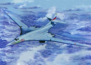 Обои Самолеты Рисованные Ту-160