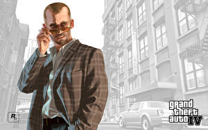 Обои Grand Theft Auto ГТА 4 компьютерная игра