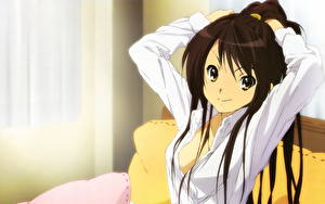 Картинка The Melancholy of Haruhi Suzumiya Девушки