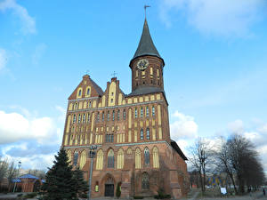 Обои Известные строения Калининград Кафедральный собор город