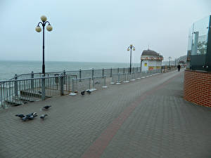 Обои для рабочего стола Светлогорск на берегу моря город