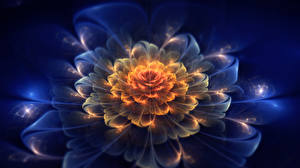 Картинки 3D Графика Цветы