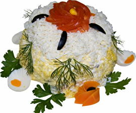 Картинка Вторые блюда салат Мимоза Пища