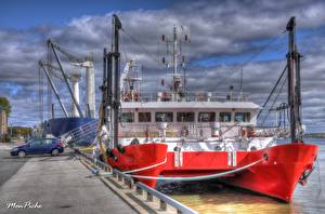 Обои для рабочего стола Берег Пристань Trois-Rivieres Природа