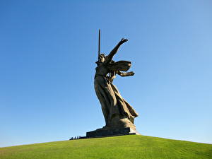 Фотография Памятники Волгоград Мамаев курган, Скульптура Родина-мать зовёт