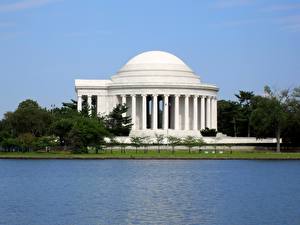 Фото Америка Вашингтон город Jefferson Memorial город