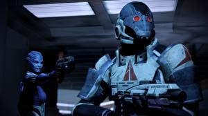 Картинки Mass Effect Mass Effect 3 Фэнтези Девушки