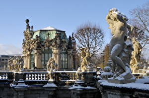 Фотография Скульптуры Германия Zwingerpavillon Дрезден  город