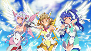 Фотографии Senki Zesshou Symphogear Девушки