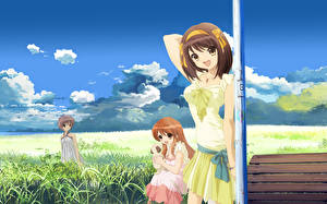 Фотографии The Melancholy of Haruhi Suzumiya Девушки