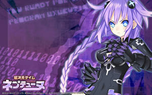 Фотографии Hyperdimension Neptunia компьютерная игра Девушки