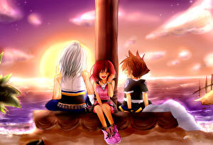 Фотография Kingdom Hearts компьютерная игра Девушки