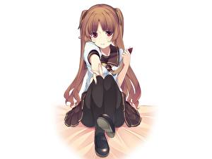 Картинка Ждем тебя летом Аниме Девушки