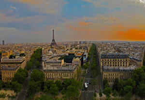 Картинка Франция Эйфелева башня Париж Париж