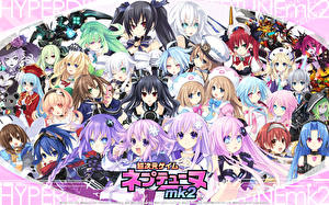 Фото Hyperdimension Neptunia Девушки