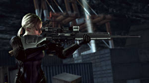 Обои Resident Evil Игры Девушки