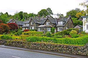 Обои Дома Великобритания Камбрия Эмблсайд Города