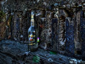 Фотография Напитки Пиво Бутылки бутылка Miller Еда