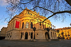 Фотографии Здания Германия Франкфурт-на-Майне Alte Oper Города