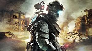 Картинки Tom Clancy Ghost Recon технологический солдат компьютерная игра