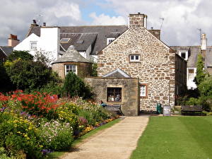 Картинки Дома Шотландия Kirkcudbright  Города