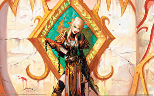 Обои World of WarCraft компьютерная игра Фэнтези Девушки