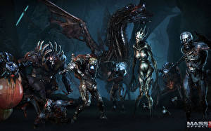 Картинки Mass Effect монстры