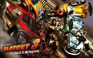 Обои для рабочего стола FlatOut Игры