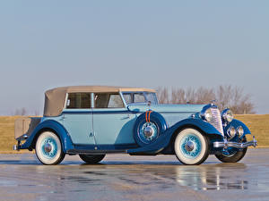 Картинки Lincoln Седан KB Custom Convertible Sedan by Dietrich 1933 машины