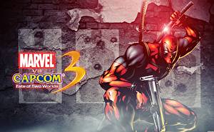 Обои Marvel vs Capcom Deadpool Игры