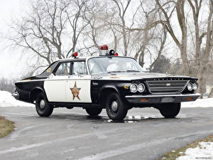 Фотографии Крайслер Newport Police Cruiser 1963 машины