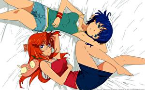 Обои для рабочего стола Ждем тебя летом Аниме Девушки