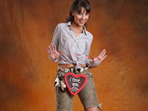 Фотография Lorena Morena Рубашка Шорты Девушки