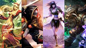 Фото World of WarCraft Игры Фэнтези Девушки