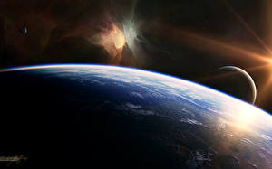 Фото Поверхность планеты Космос