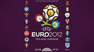 Обои для рабочего стола Футбол euro 2012 спортивный